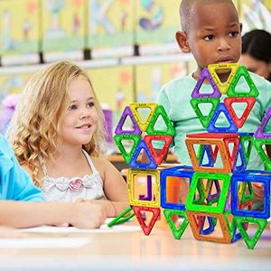 Desire Deluxe Desire Deluxe Magnetyczne klocki Magnet Montessori Zabawki dla dzieci Zestaw 40 szt. Oddziel od 3 4 5 6 7 8 lat, idealne zabawki edukacyjne dla dziewcząt i chłopców do koordynacji i budowania prezentów 4