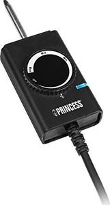 Grill elektryczny Princess Grill stołowy Princess w bambusowym designie - grill stołowy / grill teppanyaki - z płaską aluminiową płytą grillową odlewaną ciśnieniowo (33 x 25 cm) i 4 drewnianymi szpatułkami, 1600 watów, 103010 4