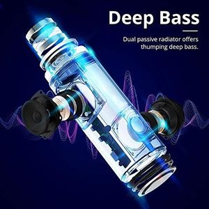 Głośnik Tronsmart Tronsmart T6 Plus Upgraded Edition 40W bezprzewodowy zewnętrzny Głośnik Bluetooth 5.0 z połączeniem NFC, dźwięk przestrzenny 360 , efekty tri-bass, power bank, wodoodporny IPX6, asystent głosowy 7