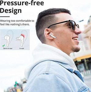 Słuchawki Tronsmart Słuchawki Tronsmart Onyx Ace TWS Bluetooth 5.0 z 4 mikrofonami, bezprzewodowe Słuchawki , dźwięk Qualcomm aptX, 24-godzinny czas pracy, sterowanie dotykowe i asystent głosowy biały 8