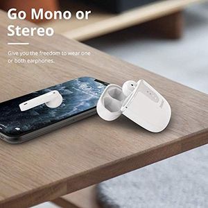 Słuchawki Tronsmart Słuchawki Tronsmart Onyx Ace TWS Bluetooth 5.0 z 4 mikrofonami, bezprzewodowe Słuchawki , dźwięk Qualcomm aptX, 24-godzinny czas pracy, sterowanie dotykowe i asystent głosowy biały 10