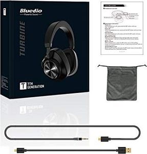 Słuchawki Bluedio Słuchawki Bluetooth Bluedio T7 Aktywna redukcja szumów, dźwięk hi-fi 57 mm i 30 godzin pracy, Słuchawki bezprzewodowe i przewodowe z mikrofonem do PC / telefonu / telewizora / podróży 2