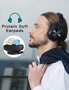 Słuchawki Bluedio Słuchawki Bluetooth Bluedio T7 Aktywna redukcja szumów, dźwięk hi-fi 57 mm i 30 godzin pracy, Słuchawki bezprzewodowe i przewodowe z mikrofonem do PC / telefonu / telewizora / podróży 5