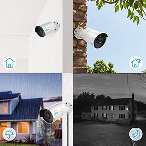Kamera IP Reolink Reolink Kamera IP 5MP Kamera PoE z dźwiękiem, gniazdo kart micro SD, wykrywanie ruchu, zdalny dostęp i wodoodporność IP66 , wewnątrz, bezpieczeństwo domu RLC-410-5MP 2
