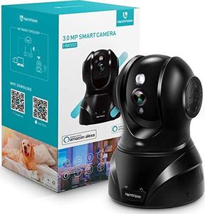 Kamera IP HeimVision HeimVision 3MP WLAN Kamera IP Kamera Obrotowa kamera 360 Baby / Pet / Home Monitor, bezpieczeństwo wewnętrzne z funkcją domofonu noktowizyjnego, czujnik ruchu, współpracuje z Alexa 1
