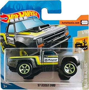 Mattel Hot Wheels '87 Dodge D100 Baja Blazers 64/250 2019 Krótka karta 1