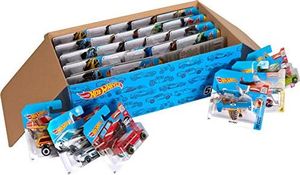 Mattel Hot Wheels CGN22 - zestaw 50 pojazdów odlewanych ciśnieniowo w skali 1:64, bardzo duży zestaw upominkowy, po 50 zabawek każdy, losowy wybór, od 3 lat 2