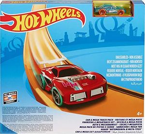 Mattel Hot Wheels FTL69 - Auto i Mega Track Pack, zabawki od 4 lat 2
