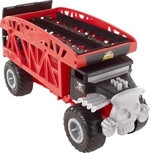 Mattel Hot Wheels FYK13 - Monster Truck Transporter z miejscem na 12 autek, zabawki od 3 lat 1