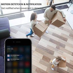 Kamera IP Ctronics Kamera zewnętrzna WLAN, kamera IP Ctronics zewnętrzna WiFi HD 1080P z szerokim kątem 110 , dwukierunkowe audio, 30m IR Night Vision, wykrywanie ruchu, wodoodporność IP66, zdalny dostęp (czarny) 2