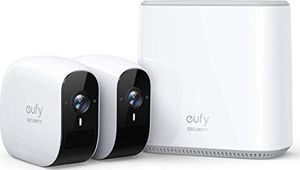 Kamera IP Eufy eufy Security eufyCam E, Kamera, bezprzewodowa kamera bezpieczeństwa 1080p, 1 rok żywotności baterii, odporność na warunki atmosferyczne IP65, Zestaw kamer (rozpoznawanie twarzy nie jest obsługiwane) 1