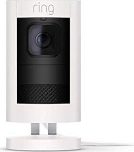 Kamera IP RING Kamera bezpieczeństwa Ring Stick Up Cam Elite HD z funkcją domofonu, biała, współpracuje z Alexą 1