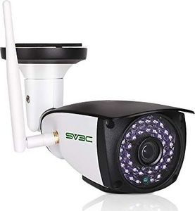 Kamera IP SV3C Kamera SV3C 5MP poza siecią WLAN, kamera IP Super HD WiFi z dwukierunkowym dźwiękiem, noktowizor, gniazdo kart SD, detekcja ruchudoe smartfonami, tabletami i PC z systemem Windows 1