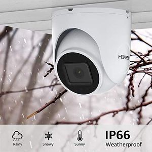 Kamera IP H. VIEW Kamera kopułkowa H.VIEW POE 5 MP Kamera IP 1944P Kamera HD 2,8 mm z mikrofonem do wykrywania ruchu / w pomieszczeniach IP67 ONVIF dzień / IR Night Vision Detekcja ruchu 2