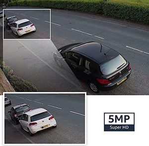 Kamera IP H. VIEW Kamera kopułkowa H.VIEW POE 5 MP Kamera IP 1944P Kamera HD 2,8 mm z mikrofonem do wykrywania ruchu / w pomieszczeniach IP67 ONVIF dzień / IR Night Vision Detekcja ruchu 8