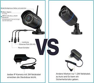 Kamera IP Bedee bedee WLAN IP kamera 1080P HD Kamera bezpieczeństwa IP66 5