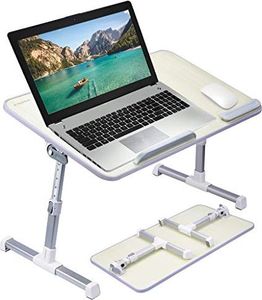 Avantree Avantree Neetto DUŻY FORMAT Przenośna taca na łóżko, regulowana wysokość stolik na laptopa taca łóżko śniadanie stół do notebooka Stojak, składany stolik na laptopa na sofę 1
