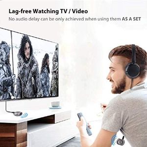 Avantree Avantree Pre-sparowany nadajnik i odbiornik Bluetooth aptX o niskiej latencji do telewizora i słuchawek / głośników, telewizora bez opóźnienia - blokada 3