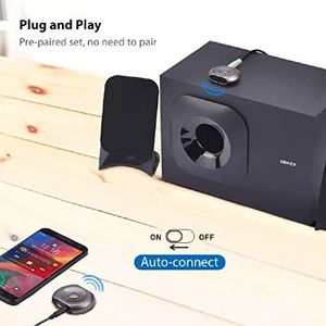 Avantree Avantree Pre-sparowany nadajnik i odbiornik Bluetooth aptX o niskiej latencji do telewizora i słuchawek / głośników, telewizora bez opóźnienia - blokada 5