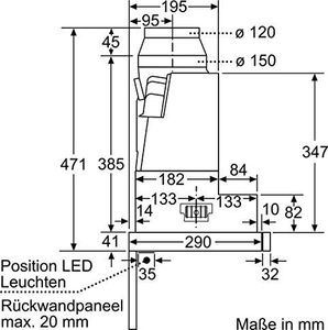 Okap Bosch Okap z płaskim ekranem Bosch DFS067J50 seria 8 / 59,8 cm / wysoka wydajność wentylatora / stal nierdzewna 10