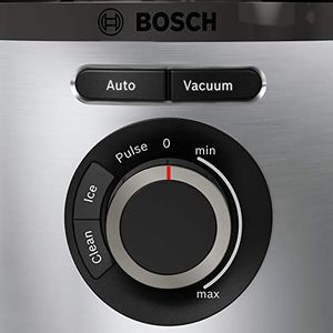 Blender kielichowy Bosch Blender próżniowy Bosch MMBV621M VitaMaxx (mocne mieszanie, funkcja automatycznej próżni + mieszanie, kruszarka do lodu, butelka na wynos, 1000 watów) srebrny 3