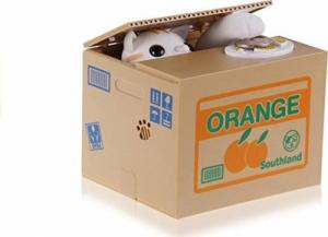 Lean Sport Skarbonka Kot Nauka Oszczędzania Pomarańcza 3