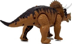 Figurka Lean Sport Dinozaur Triceratops Żółty  (6638) 3
