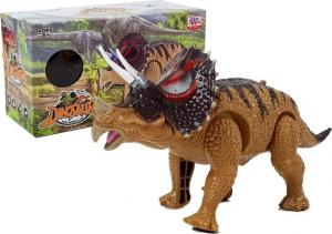 Figurka Lean Sport Dinozaur Triceratops Żółty  (6638) 4