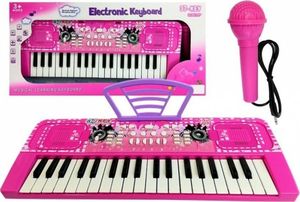 Lean Sport Keyboard Dziecięcy z Mikrofonem Różowy 1
