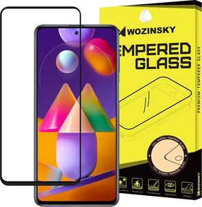 Wozinsky Wozinsky super wytrzymałe szkło hartowane Full Glue na cały ekran z ramką Case Friendly Samsung Galaxy M31s czarny uniwersalny 1