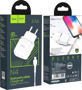 Ładowarka Hoco N4 2x USB-A 2.4 A (6931474731029) 5