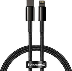 Kabel USB Baseus USB-C - Lightning 2 m Czarny (6953156232044) 1