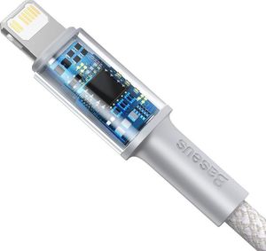 Kabel USB Baseus USB-C - Lightning 1 m Biały (6953156231924) 3