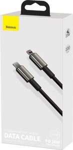 Kabel USB Baseus USB-C - Lightning 1 m Czarny (6953156232037) 7