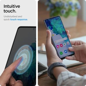 Spigen SZKŁO HARTOWANE SPIGEN GLASS FC GALAXY S20 FE BLACK 2