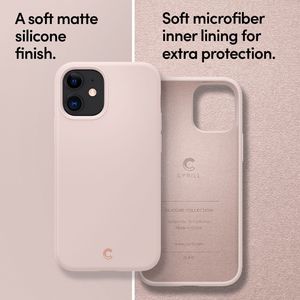 Spigen SPIGEN CYRILL SILICONE IPHONE 12 MINI PINK SAND 11
