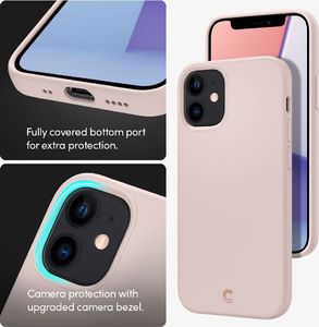 Spigen SPIGEN CYRILL SILICONE IPHONE 12 MINI PINK SAND 12