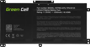 Bateria Green Cell BK03XL HP (HP167) 3