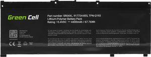 Bateria Green Cell Bateria Green Cell SR04XL do HP Omen 15-CE 15-DC 17-CB, HP Pavilion Power 15-CB 4