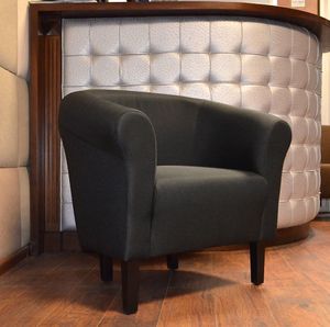 Galeriatrend Fotel Klubowy Monaco Sawana Czarny Salon Pub Klub 2