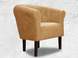 Galeriatrend Fotel klubowy Monaco Mikrowelur Miodowy Salon Dom 3