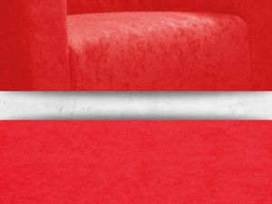 Galeriatrend Fotel klubowy Monaco Mikrowelur Czerwony Salon Dom 4