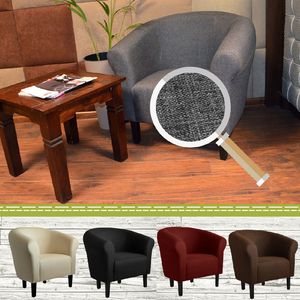 Galeriatrend Fotel Klubowy Monaco Sawana Brąz Salon Pub Klub 4