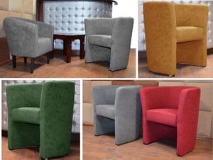 Galeriatrend Fotel klubowy mikrowelur 01 Bez Klub Pub Salon 4