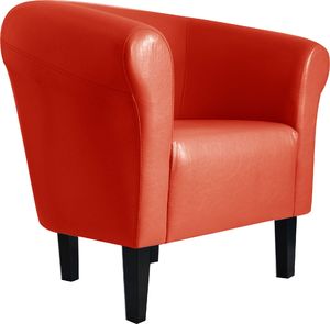 Galeriatrend Fotel klubowy Monaco 2 klub salon pub dom Czerwony 6