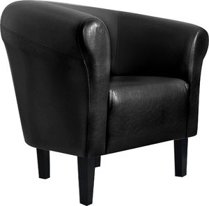 Galeriatrend Fotel klubowy Monaco 2 klub salon pub dom Czarny 5