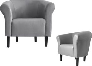 Galeriatrend Fotel klubowy Monaco 2 klub salon pub dom Szary 2