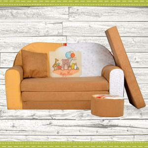 Galeriatrend Sofa kanapa dla dzieci rozkładana Happy Place 1