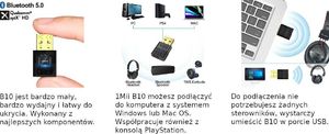 Adapter bluetooth 1Mii B10 USB-A 5