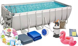 Bestway Basen 488x244x122cm pompa piaskowa (56671) 1